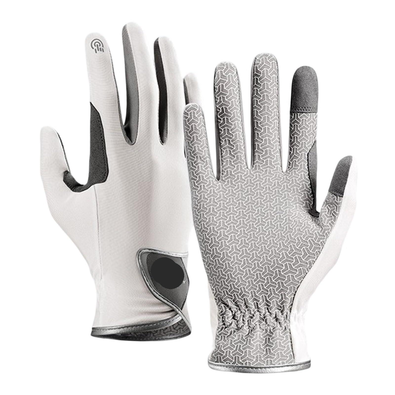 Guanti da Equitazione Guanti Antiscivolo Traspiranti e antiattrito Guanti da Equitazione Guanti da Cavallo Attrezzatura for Accessori for Cavalieri per L'Equitazione(White,M)