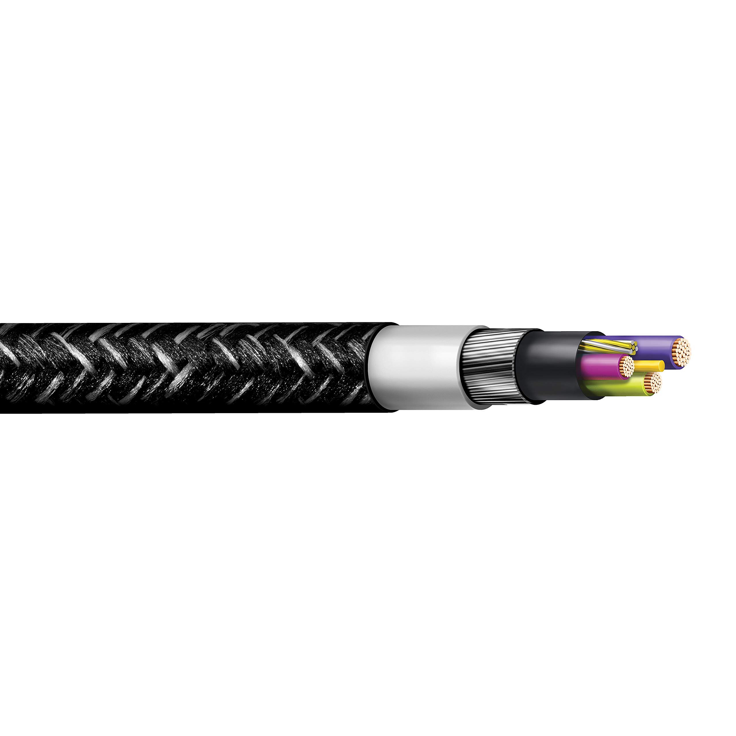 Laut cavo da USB C a Lightning da 12 m resistente guaina in nylon balistico certificata MFi test di piegatura 3.9 feet