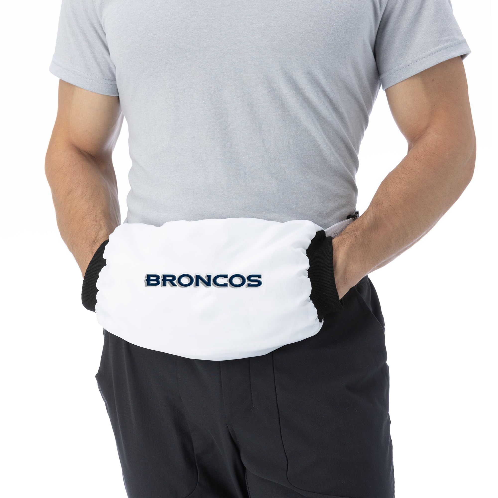 NORTHWEST NFL Football Thermal Plush QB Player Handwarmer with Adjustable Strap