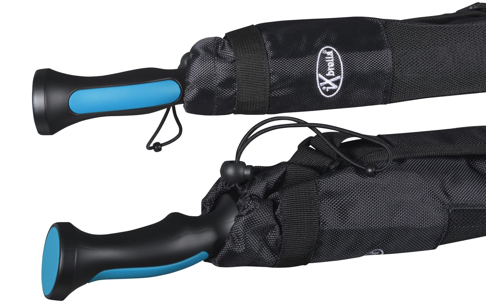 iX-brella Paraguas de golf de fibra XXXL de 146 cm, automático, doble techo con cubierta de ventilación