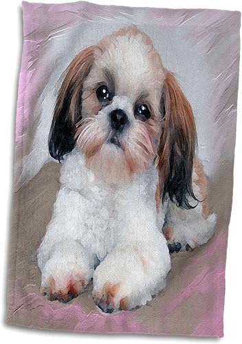 3dRose Perros shihtzuShih Tzu PuppyToalla