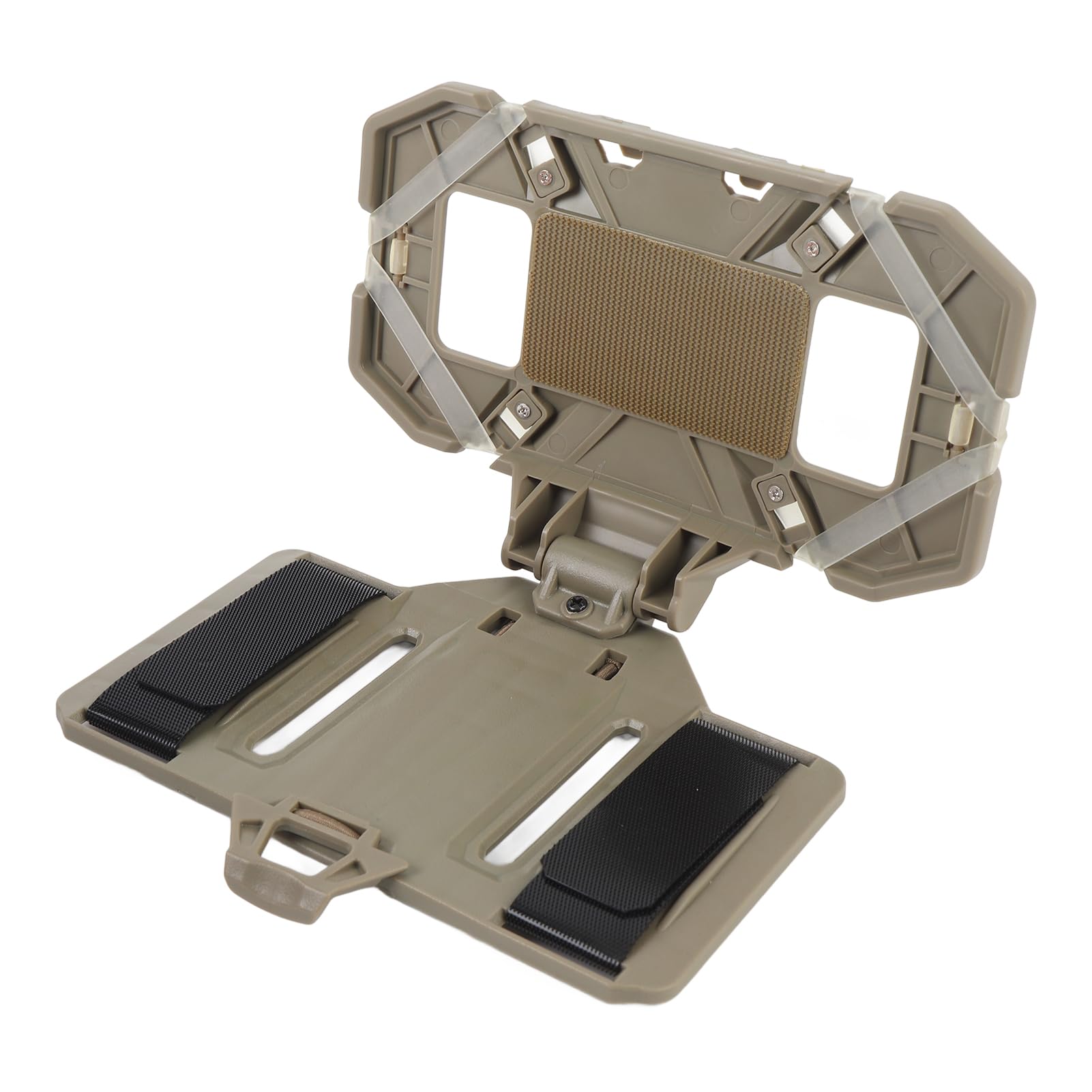 Support de Poitrine pour Téléphone, Planche de Navigation Pliable pour L'extérieur, Support de Poitrine Robuste pour écran de 4,7 à 6,7 Pouces (Kaki)