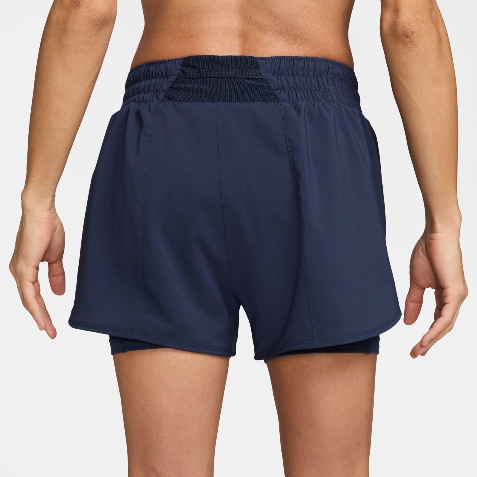 Nike - W Nk One DF HR 3in 2n1 Short, Pantaloncini Donna