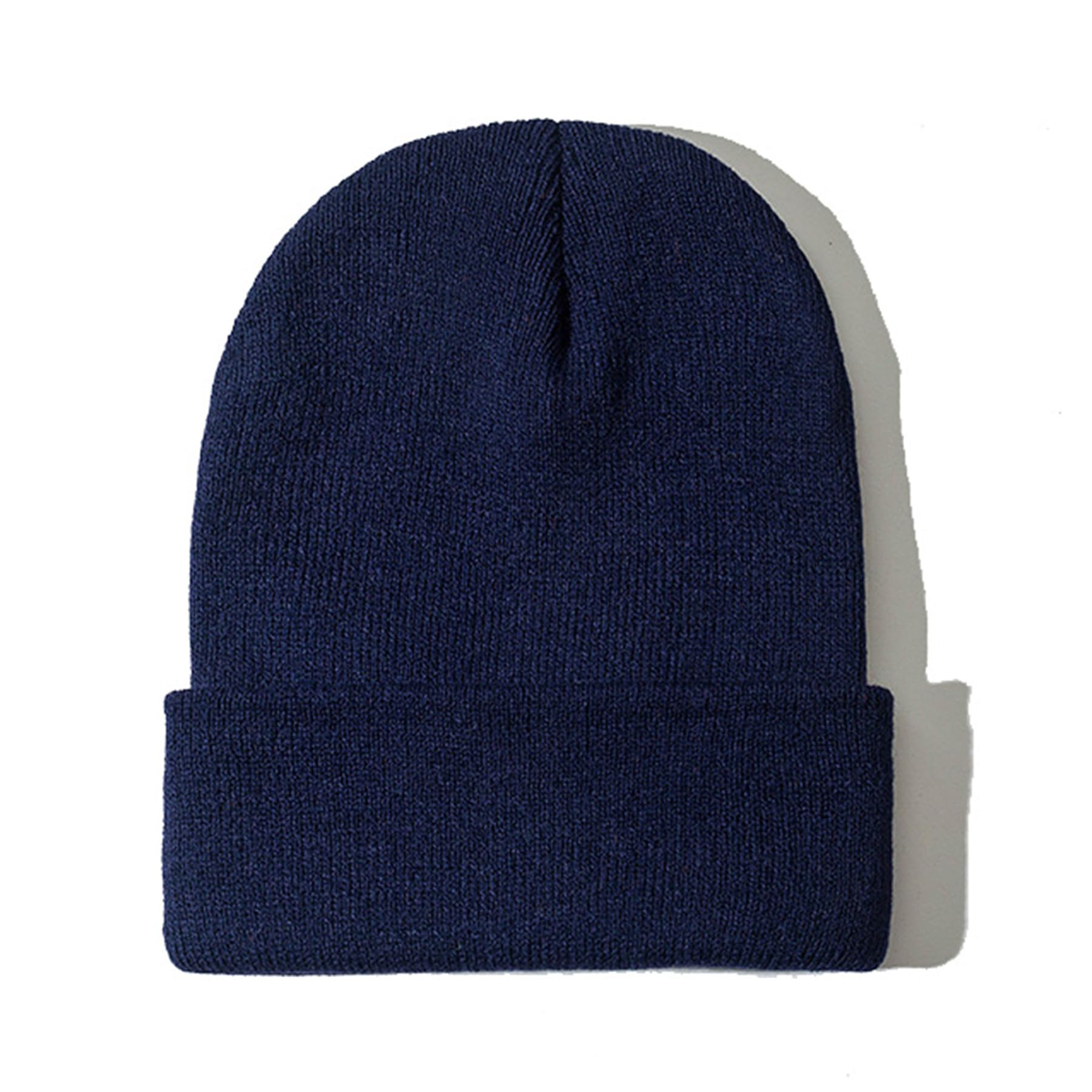 Beanie for Men Women Unisex Knit Cuffed Plain Winter Beanies Hats Skull Cap