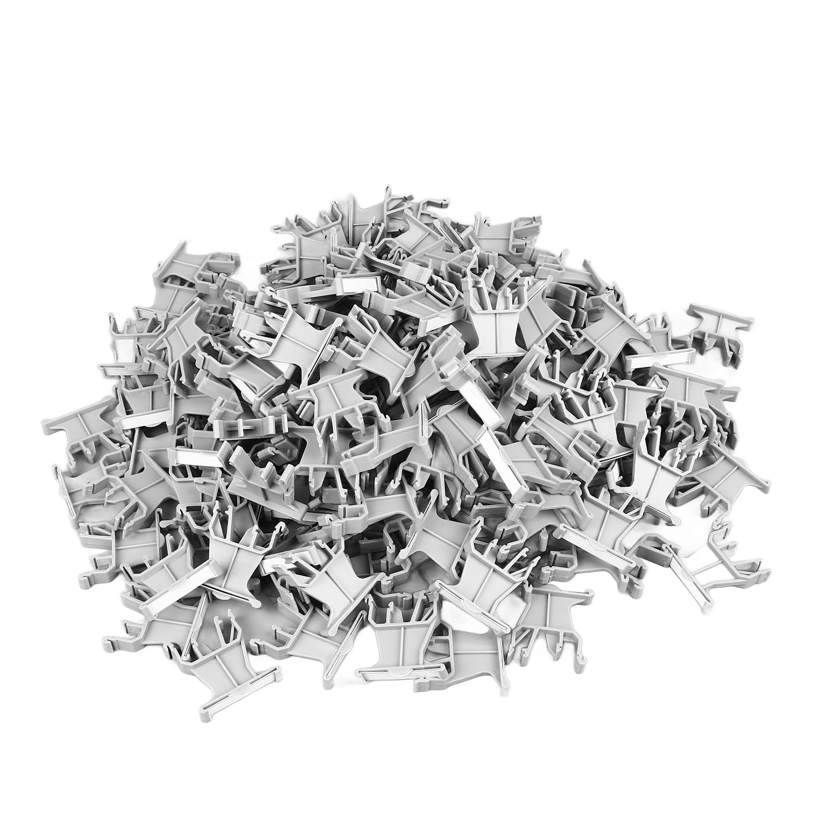 Étiquette Termin King, 100 Pièces Porte-marqueur 35mm Installation sur Rail DIN 100 Pièces Blocs de Circuit de Terre UK B1 pour Accessoires de Bloc W