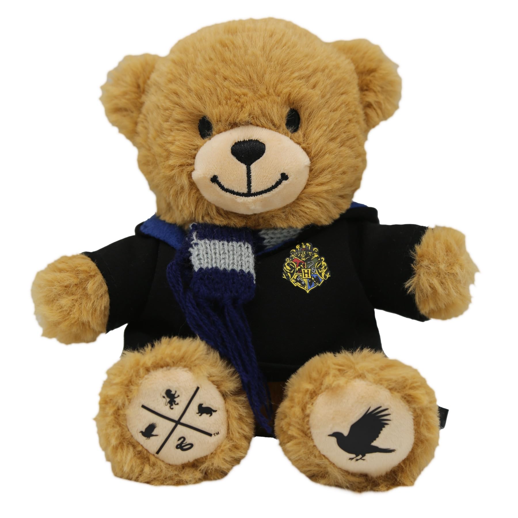 Harry Potter Ravenclaw Bear Plush, Hogwarts Mini Teddy with Robe & Scarf