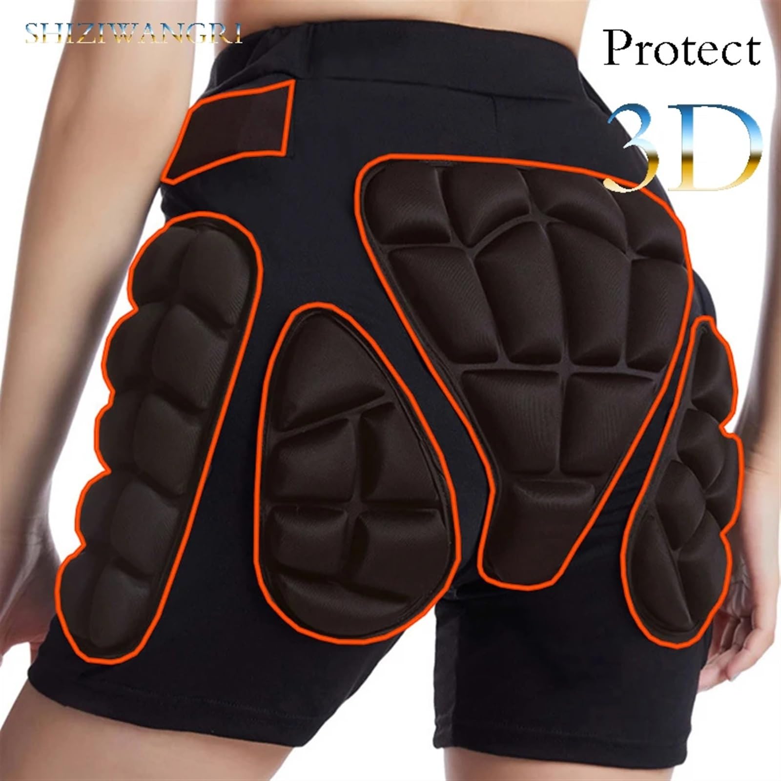 Ski Shorts De Protection RembourréS S-3XL Sports de Plein air Ski Skate Snowboard Protection Ski Protecteur Patinage Protecteur Hanche Rembourré Shorts Short De Protection Hip Pad