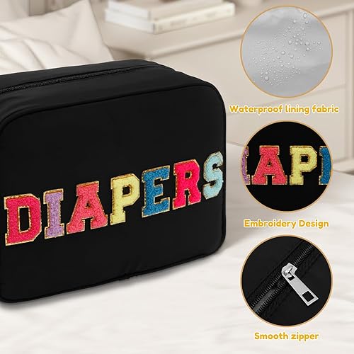 Miniatura 2 de Bolsa de pañales de gran capacidad, organizador de pañales de fácil acceso para bebés, organizador de accesorios para exteriores