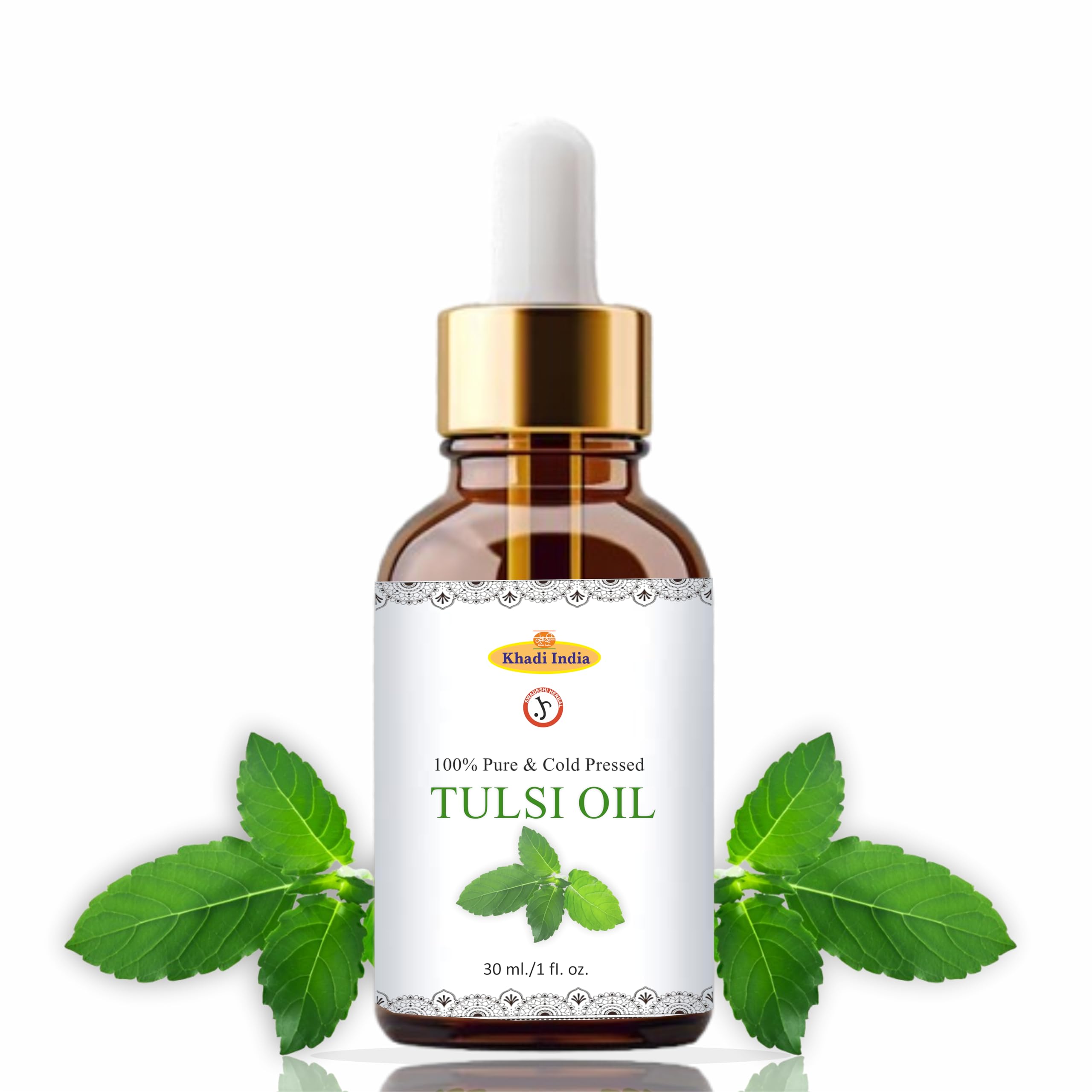 Khadi Pure Coldpressed Tulsi Oil, 30 ml