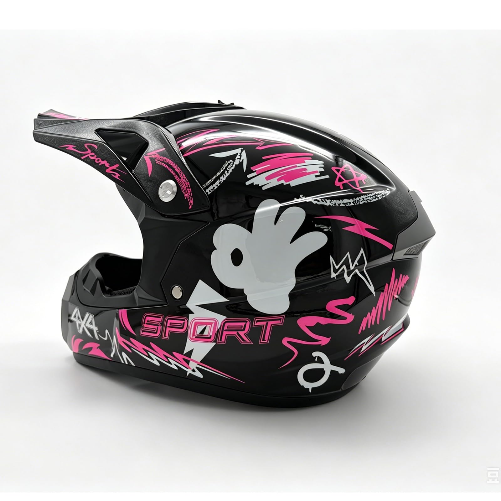 Casco Da Motocross Per Bambini, Casco MTB Integrale Per Bambini, Casco Da Motociclista Per Giovani, Casco Da Downhill, Casco Da Enduro Per Quad, Casco Da Moto ATV Certificato ECE