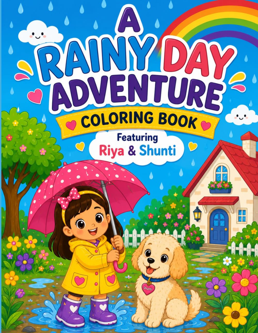 A Rainy Day Adventure Coloring Book (Riya and Shunti Adventures)