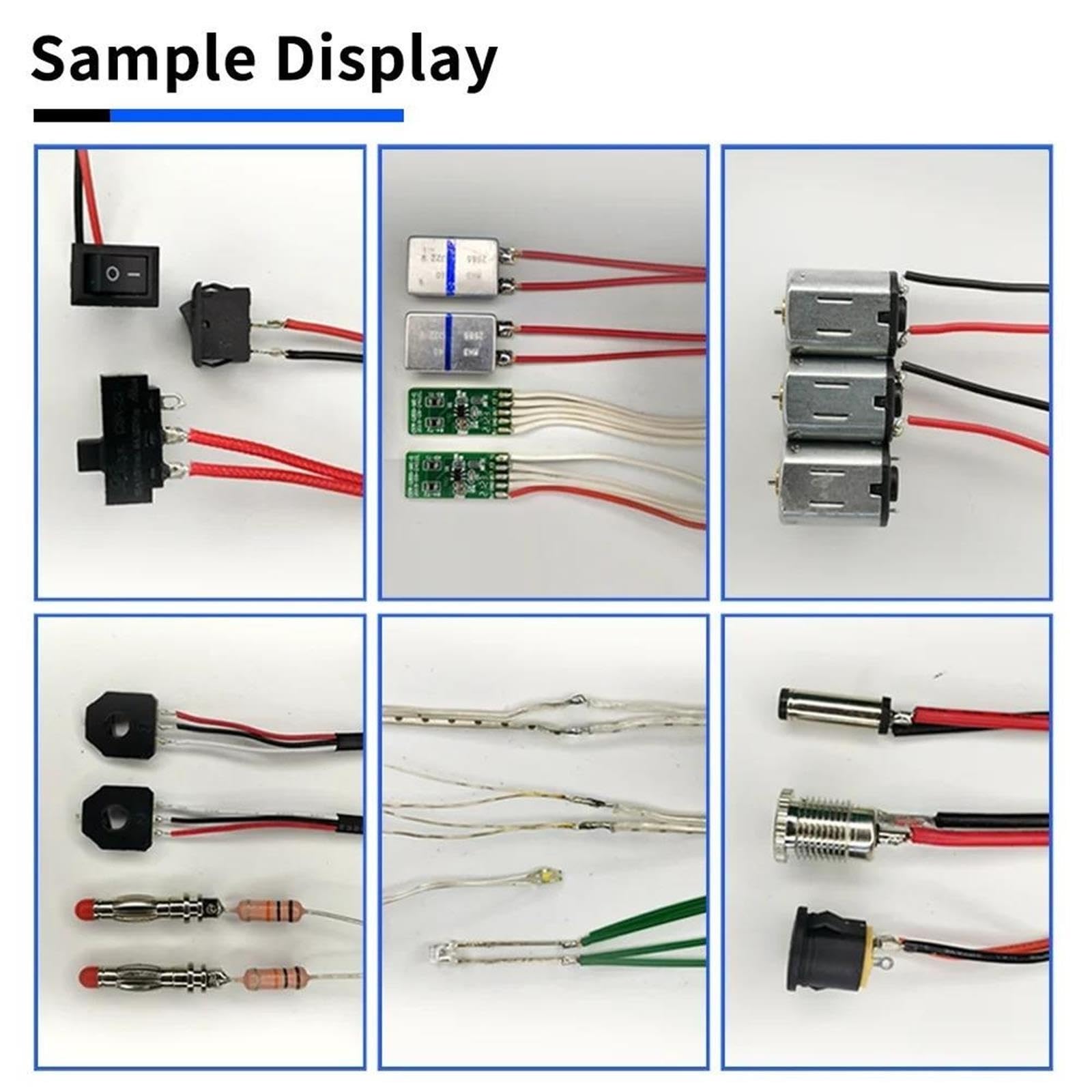 Automatyczna maszyna lutownicza, silnik krokowy z pedałem nożnym 200W stacja o stałej temperaturze do spawania wiązek przewodów USB/PCB Przemysłowy, warsztat