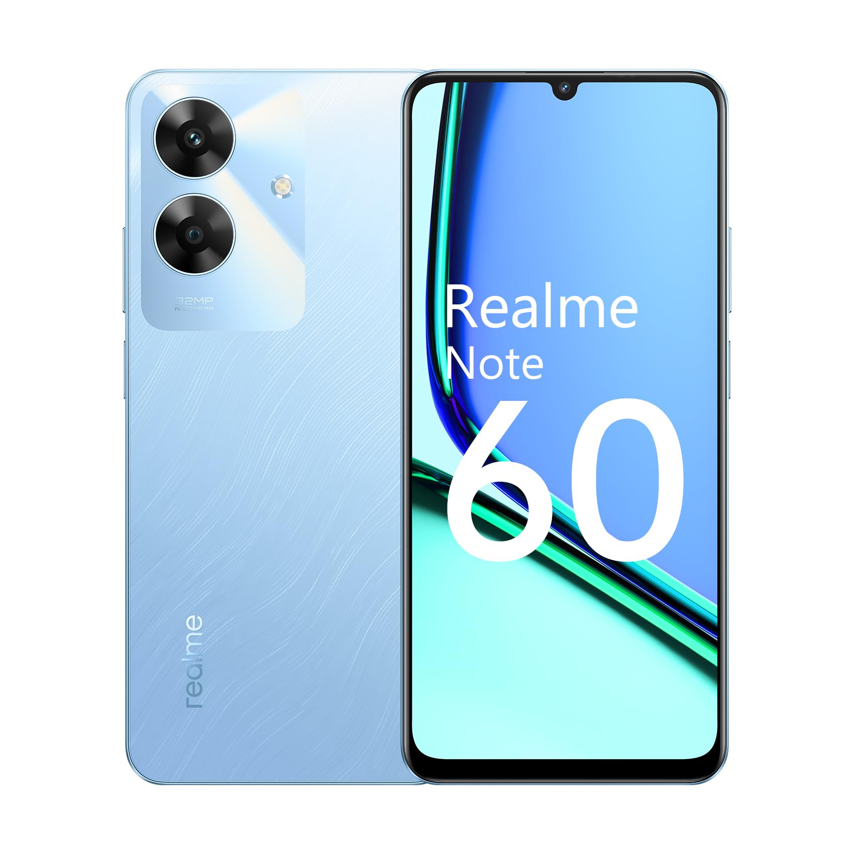 Celular Realme Note 60 RMX3933 4 GB de RAM/256 GB/UNISOC T612 Octa
