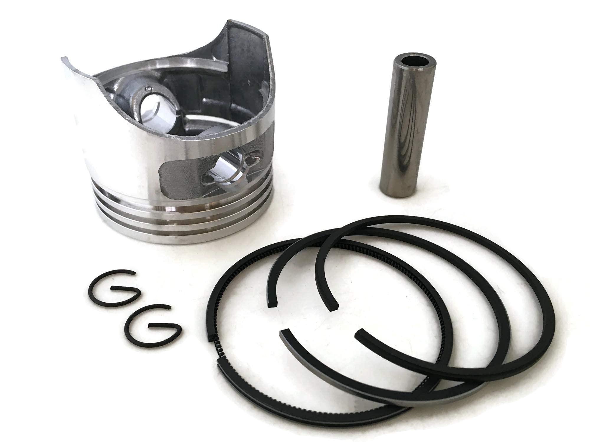 ITACO Piston Kit w Ring Set, Pin & Clip Assy 227-23401-03 Parti di Cilindro per Robin EY20 EH18 5HP 67mm 4-Stroke Motore di Pompa dell'Acqua