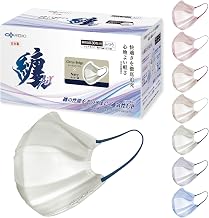 ROKI Matoi Air Non-Woven Masks, 30-Pack, Bicolor (Citrus Beige x Navy, Regular Size), Made in Japan, Individually Packaged, Significantly Improved Air Permeability, Filter Manufacturer Creation, Color