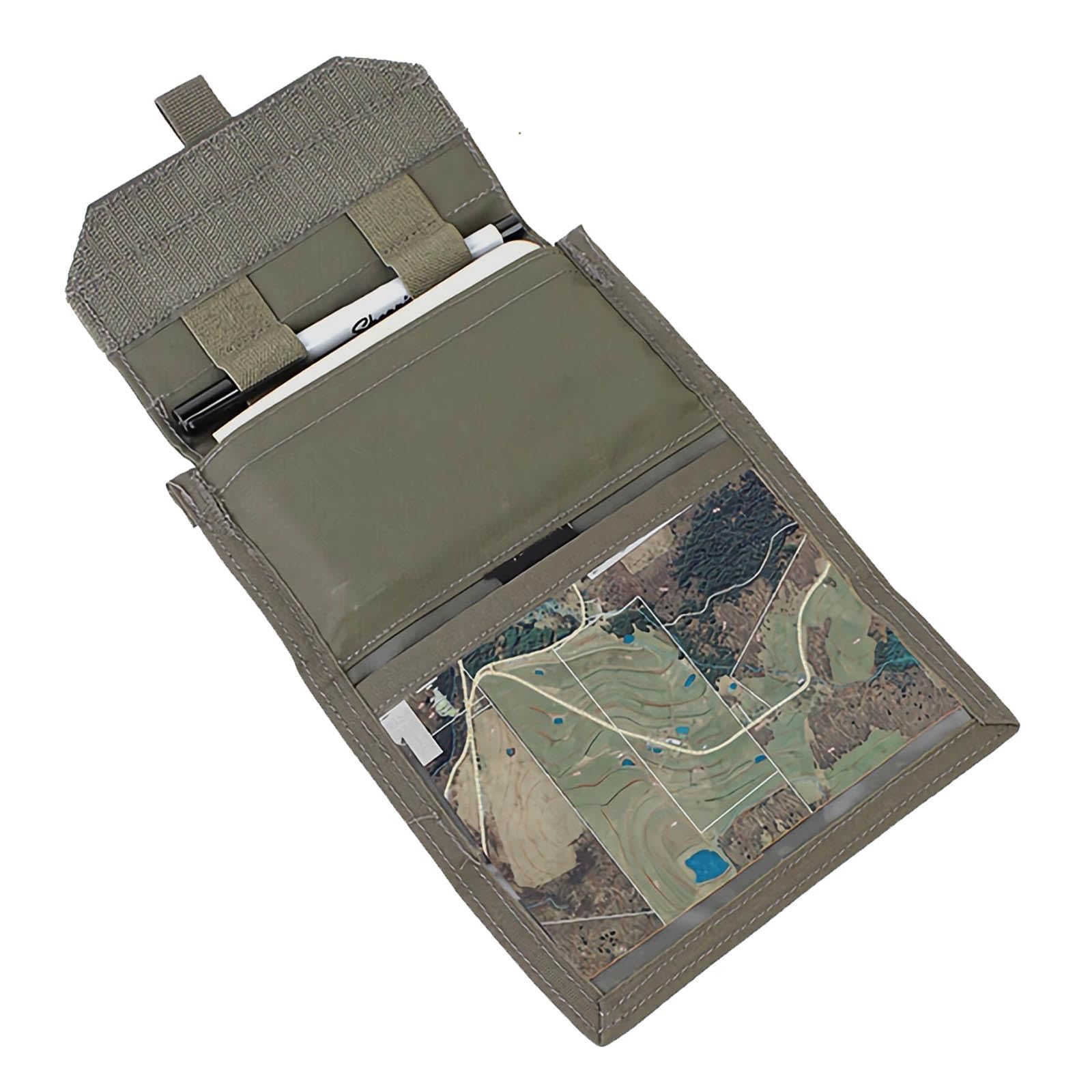 Taktyczna Kieszeń Na Mapę, Torba Dokumenty MOLLE Z Przezroczystym Okienkiem