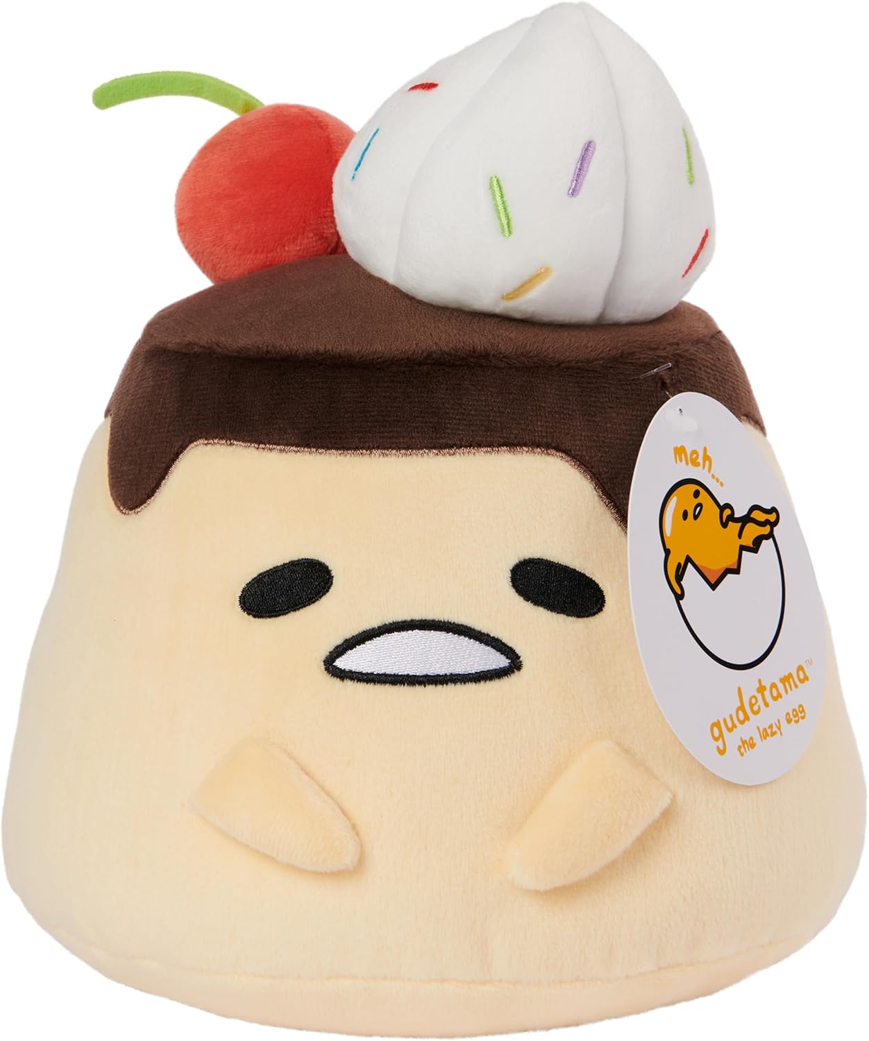 GUND Sanrio Gudetama The Lazy Egg Stuffed Animal, Flan Gudetama Plush Toy for Ages 1 and Up, 9” - Image 6