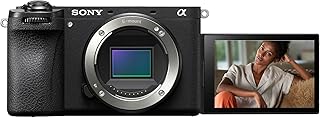Sony Alpha ILCE-6700 APS-C Interchangeable-Lens Mirrorless Camera (Body Only) | Made for Creators | 26.0 MP | Artificial Intelligence Based Autofocus | 4K 60p Recording - Black