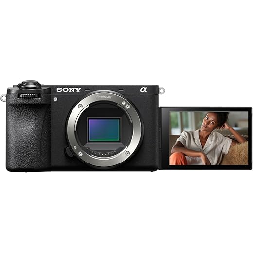 Sony Alpha ILCE-6700 APS-C Interchangeable-Lens Mirrorless Camera (Body Only) | Made for Creators | 26.0 MP | Artificial Intelligence Based Autofocus | 4K 60p Recording - Black