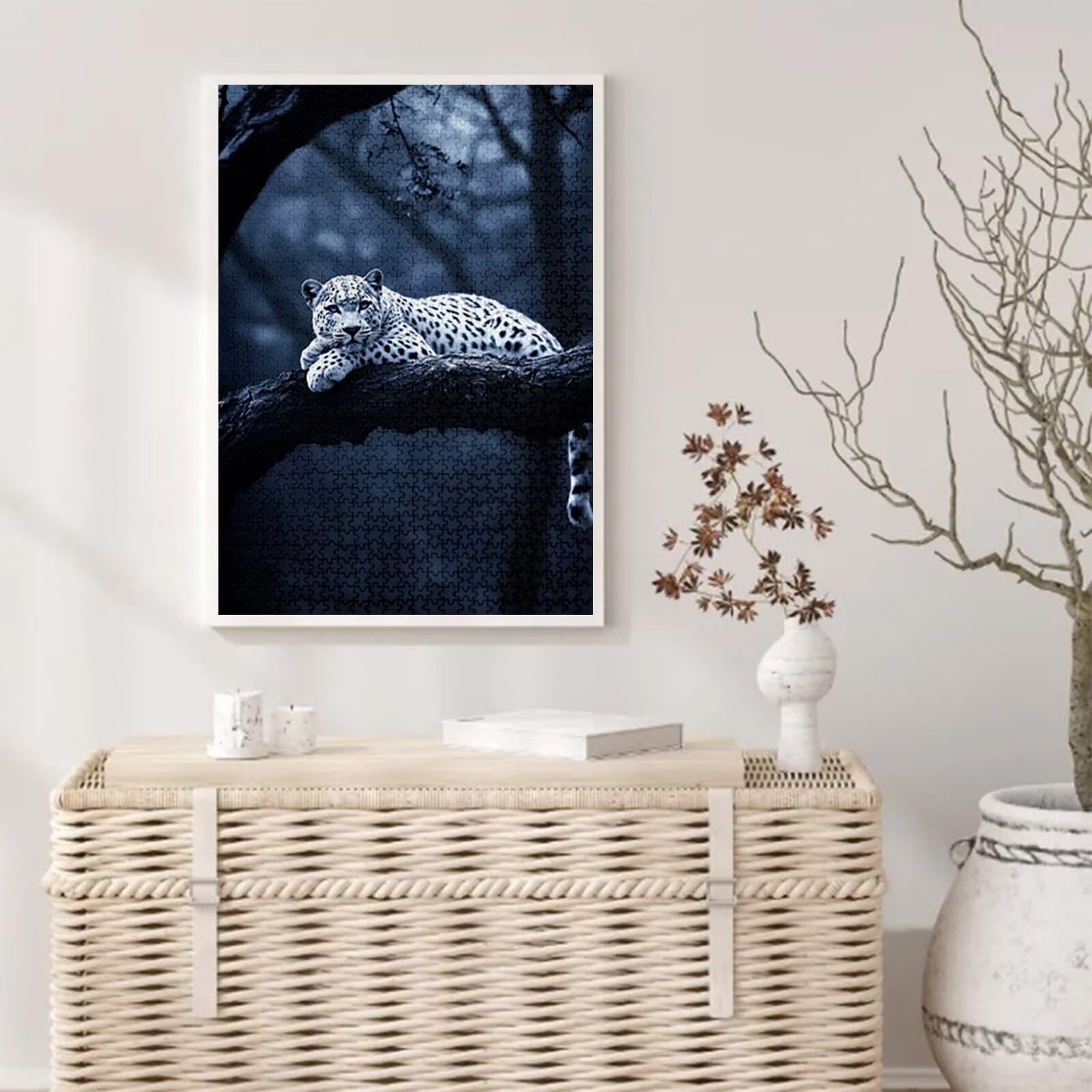 Model998 puzzle dla dorosłych, 3000 części, duże puzzle ze zwierzętami, plakat ze zwierzętami, kreatywny zestaw dla dorosłych, z pudełkiem na prezent, 122 x 81 cm, z opakowaniem na prezent, 122 x 81