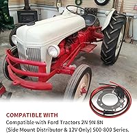 Vista 2 de Kit de conversión de encendido Dexonu Compatible con tractores Ford de 4 cilindros 2N 9N 8N Serie 500-900 V4 Módulo de encendido electrónico de 12v