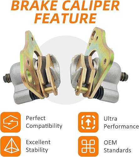 Miniatura 3 de Pinza de freno delantera izquierda derecha para Polaris ATV Trail BOSS 330 Trail Blazer 330 Hawkeye 325400 Scrambler 500 Sportsman 400 450 570 800