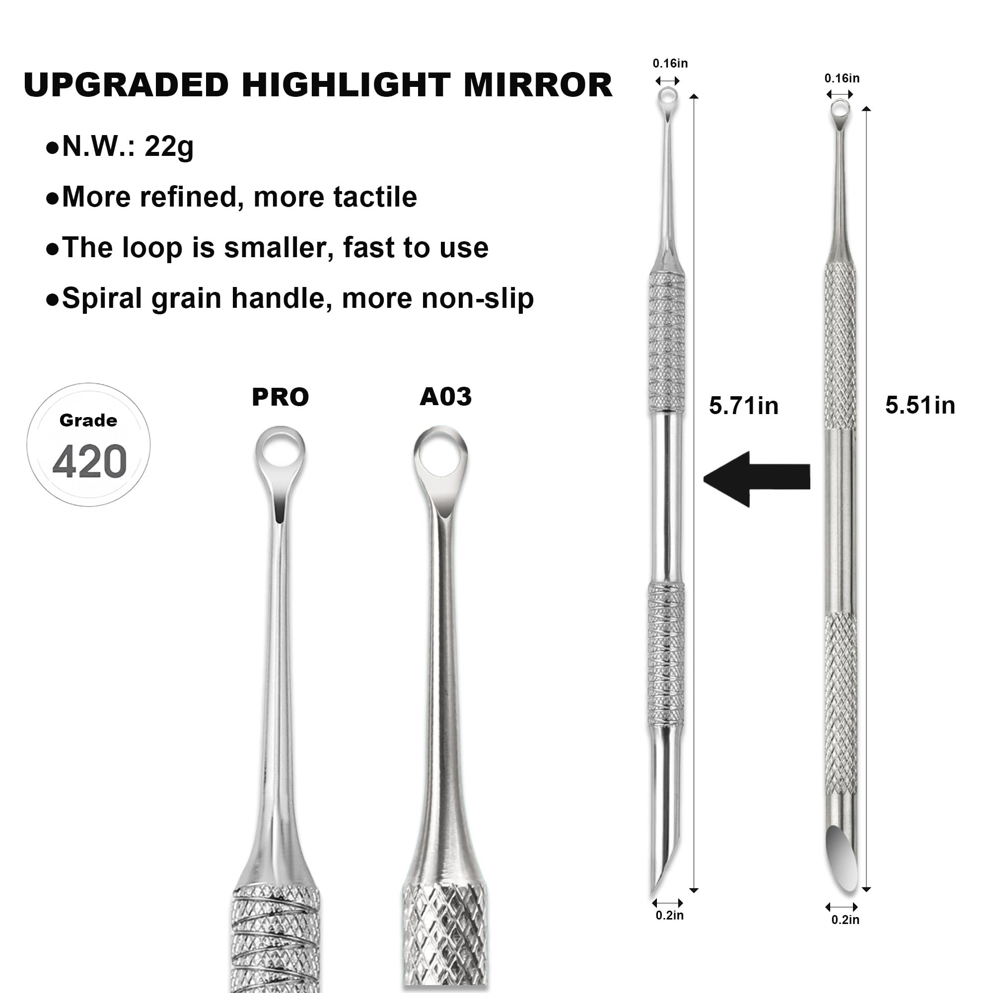 Vorbehandlung Nagelhautschieber, Russian Prep Nail Pushers, Dual Ended Cuticle Remover with 100/180 Grit Sandpaper Sheets, Nail Care for Manicure Pediicure Nail Art