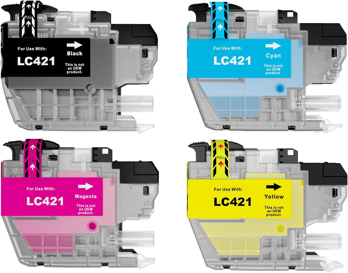 3 Cartouches D'encre C/M/Y Compatibles Brother – Go Inks B-123 – 10ml – Neuf