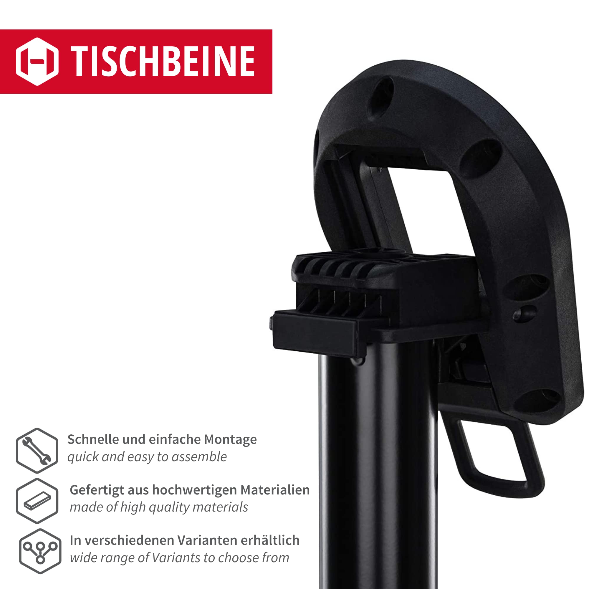 Enenes Gambe Da Tavolo Pieghevoli 4 Pezzi Gambe Da Tavolo Pieghevoli A Forcina 12,6 Pollici - Foto 2