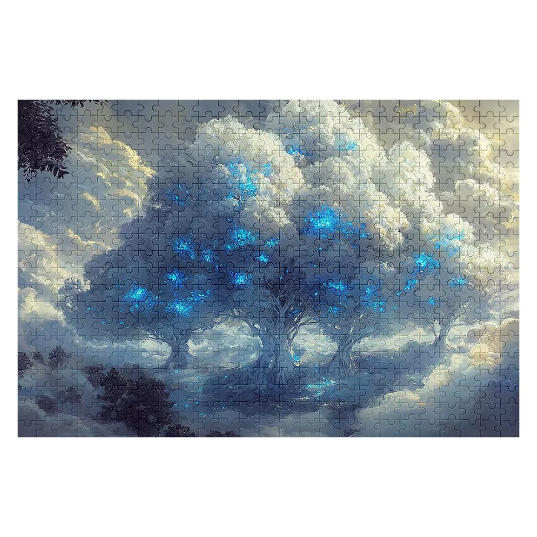 Puzzle 1500 sztuk Dorośli Abstrakcyjny Zestaw puzzli Drzewo dla dorosłych 87 x 57 cm, kolorowe, klasyczne Wyzwanie edukacyjne Superior Zabawki dla Mężczyzn Wyzwanie Zabawki Rodzinny Prezent Dekoracja