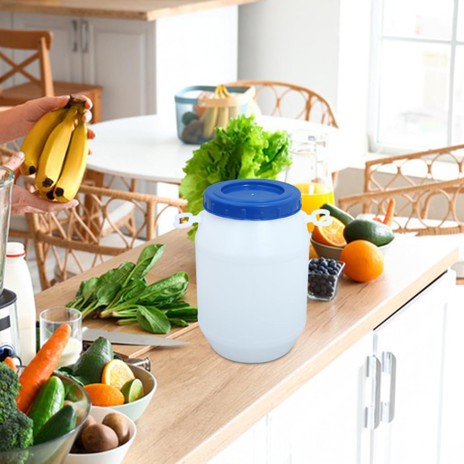 Gatuida Food Grade Kitchen Storage Container for Homemade Food Elegant Design Easy Organization for Pantry Storage