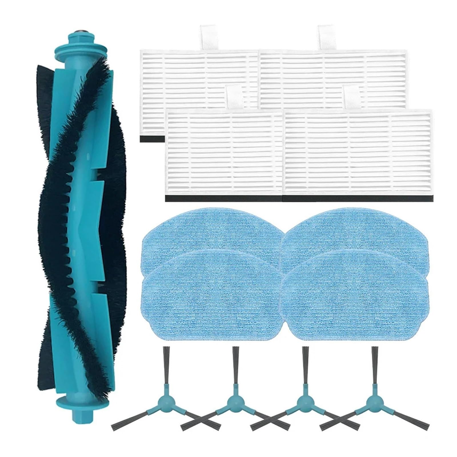 Kit filtre et brosse compatible pour Conga 7690 contre la poussière de maison