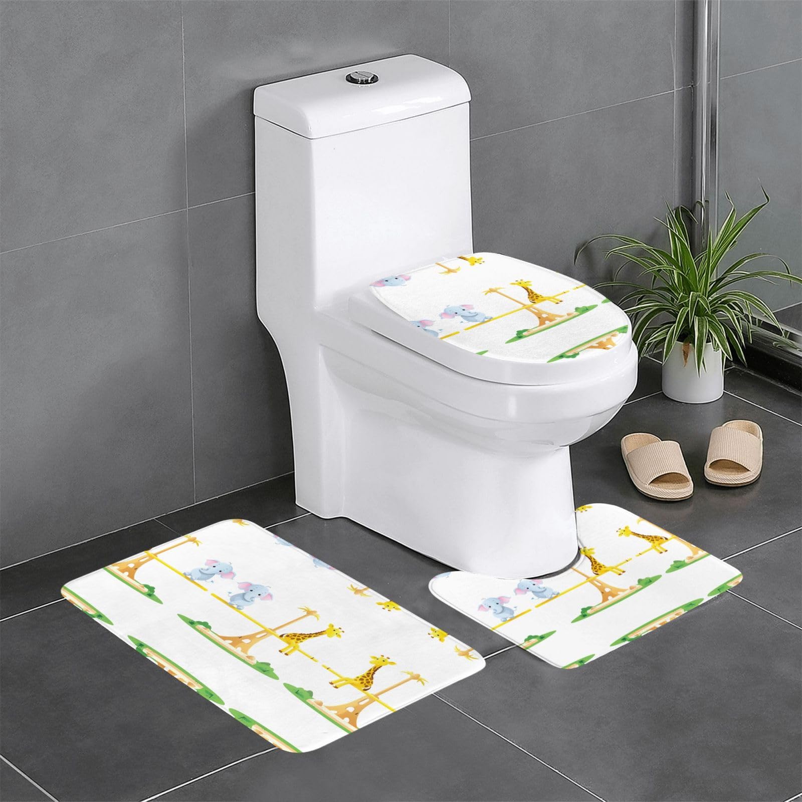 Tapis de salle de bain antidérapants WHJDPP finis les sols mouillés et glissants