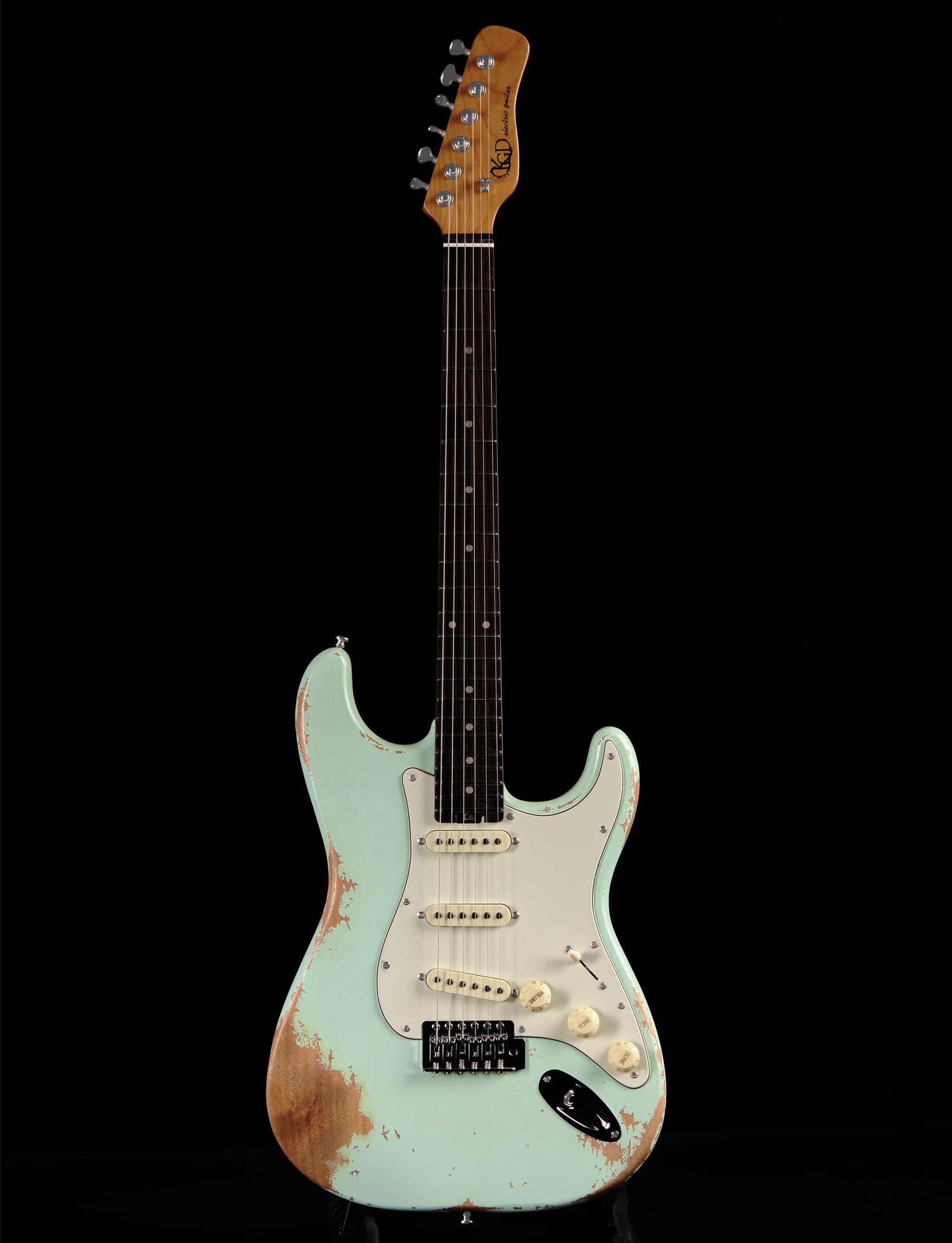 Amazon.com: KGD Relic Electric Guitar,Roasted Maple Neck and