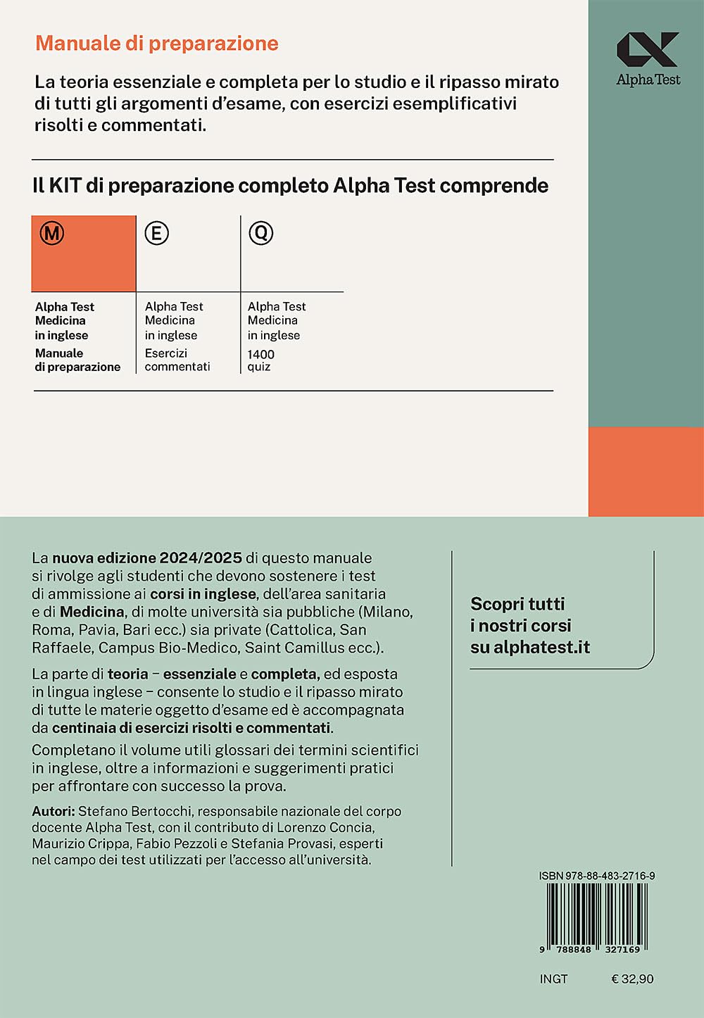 Alpha Test. Medicina In Inglese IMAT. Manuale Di Preparazione TestUniversitari product thumbnail 3