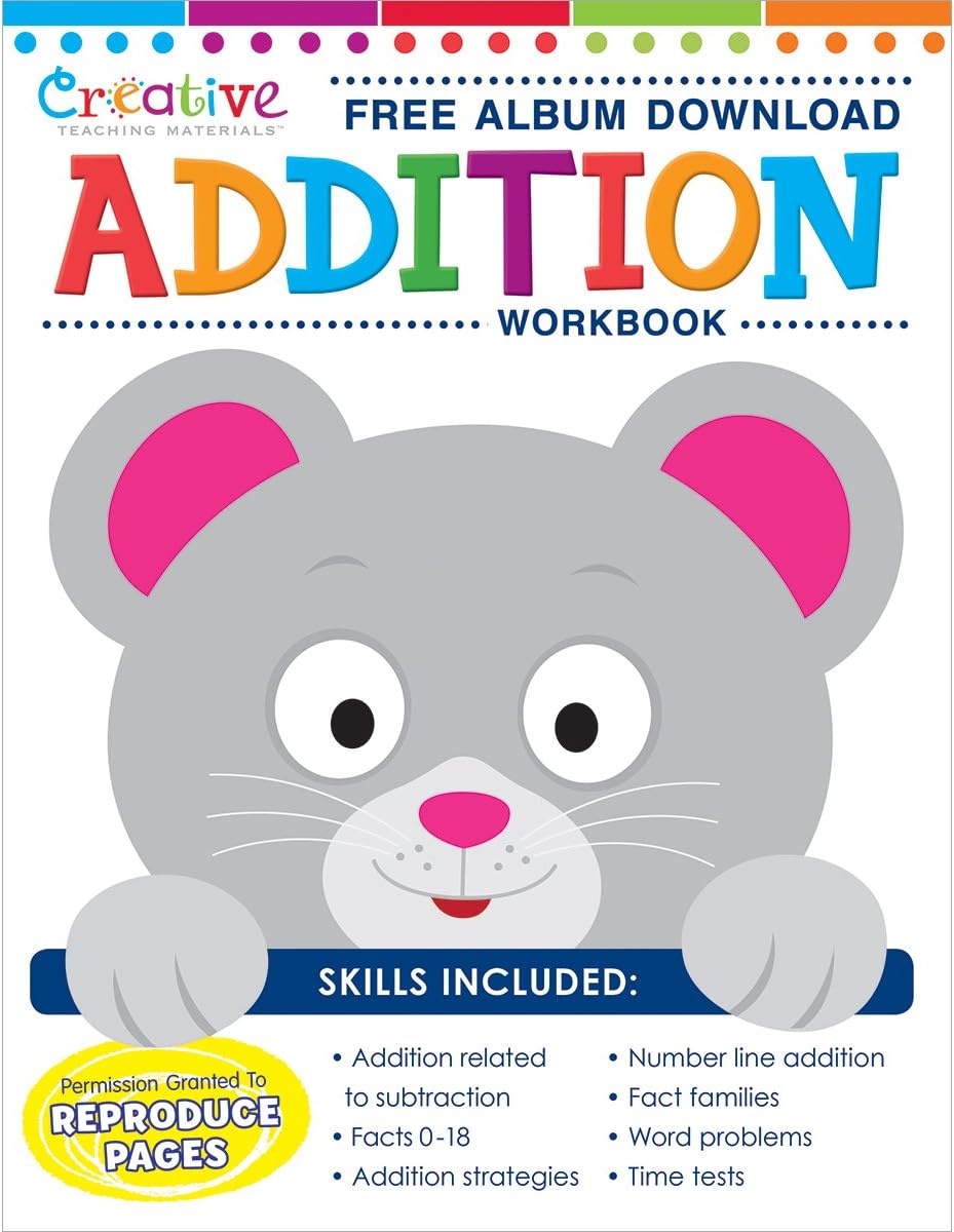 Pbs Publishing Creative Teaching Materials Workbook-Addition