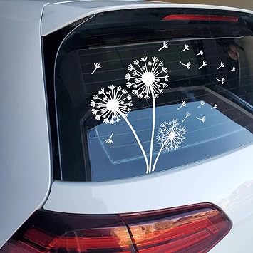 Large Flower Stencils for Painting Garden Fence Dandelion Floral Stencil Templates Painting on Wood Furniture Wall Mural (Dandelion)