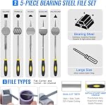 68Pcs 3D Printer Tools Kit with Storage Case, 3D Printer Accessories - Deburring Tool, 3D Printer Removing Scrapers, Metal Files, Brushes, Hand Drill, Tweezers, for Bambu Lab, Ender 3, Kobra, etc.