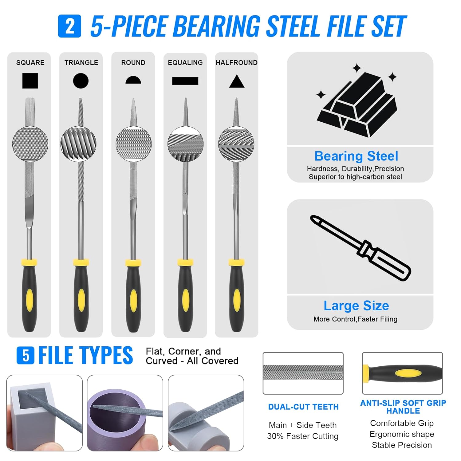 68Pcs 3D Printer Tools Kit with Storage Case, 3D Printer Accessories - Deburring Tool, 3D Printer Removing Scrapers, Metal Files, Brushes, Hand Drill, Tweezers, for Bambu Lab, Ender 3, Kobra, etc.
