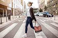 Vista 2 de Montana West Hobo Bag - Bolsos y bolsos para mujer con asa superior con cremallera