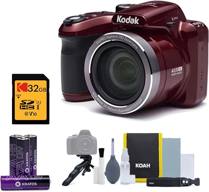 Kodak AZ401RD PIXPRO Cámara digital compacta con 16 megapíxeles y lente