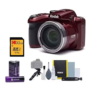 Kodak デジタルカメラ 赤 Amazon | Kodak コダック デジタルカメラ FZ45 単三電池式