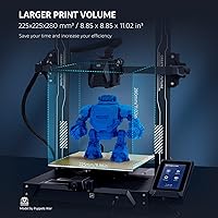 Vista 3 de ELEGOO Impresora 3D Neptune 3 Pro, montaje rápido con nivelación automática, extrusora de accionamiento directo, plataforma flexible PEI y pantalla