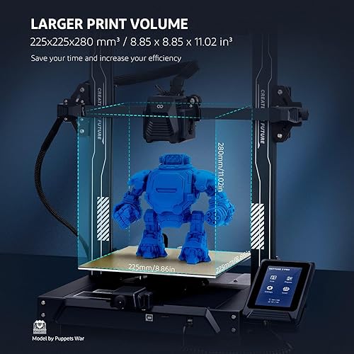 Miniatura 3 de ELEGOO Impresora 3D Neptune 3 Pro, montaje rápido con nivelación automática, extrusora de accionamiento directo, plataforma flexible PEI y pantalla