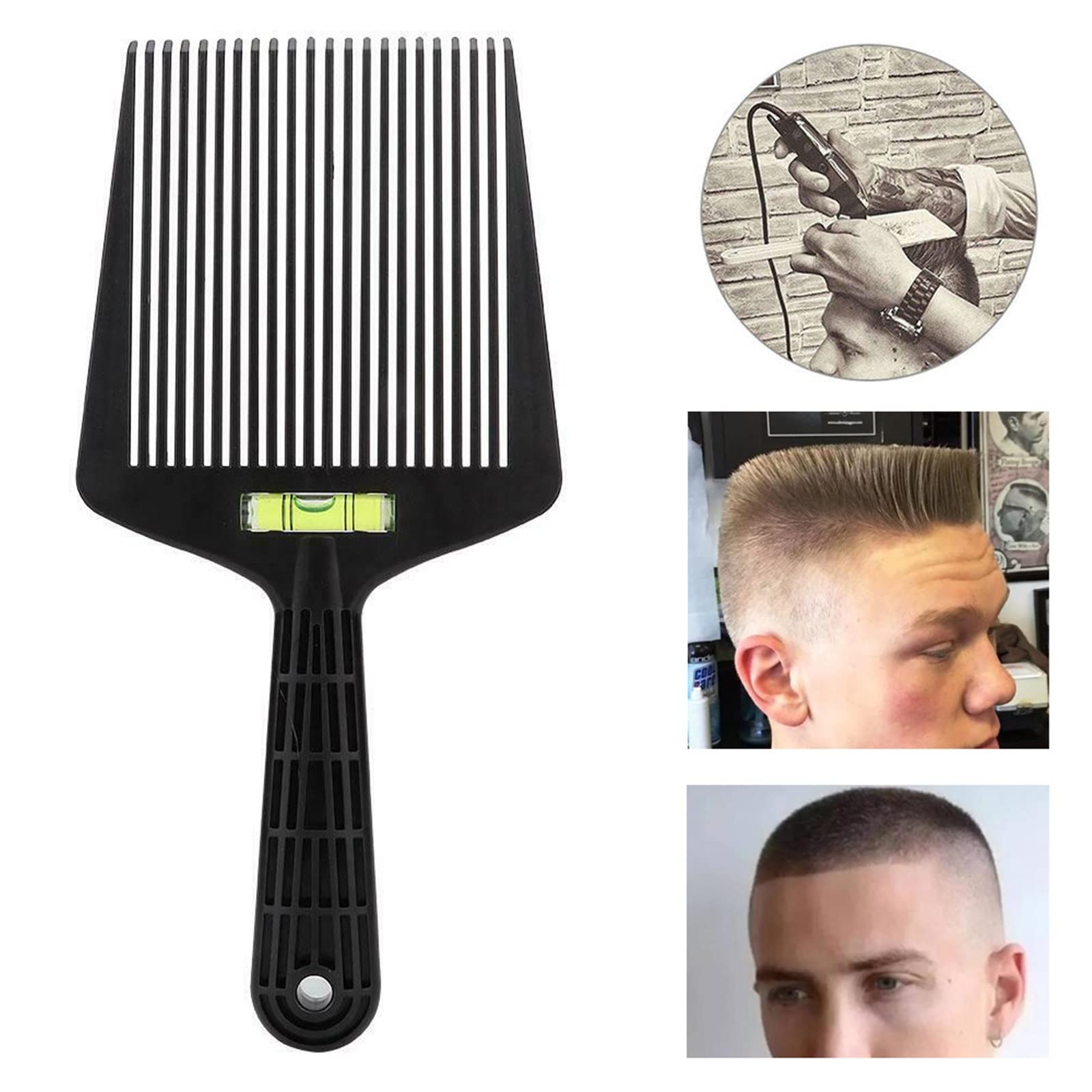 DieffematicSZ Peigne Cheveux Flat Comb, Oil Comb, Hairdresser, Hair Clipper, Hairdressing Products
