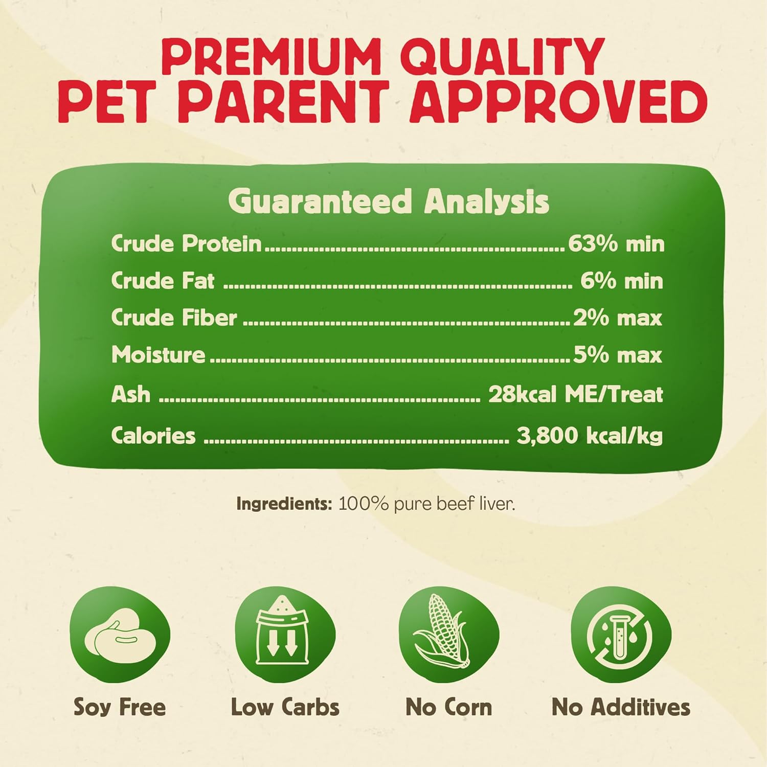 Chewmasters 100% Pure Beef Liver Bites - Healthy Freeze Dried Liver Treats for Dogs of All Life Stages - High Protein Dog Training Treats, Grain Free, All Natural, Zero Additives - Made in USA, 17.6oz