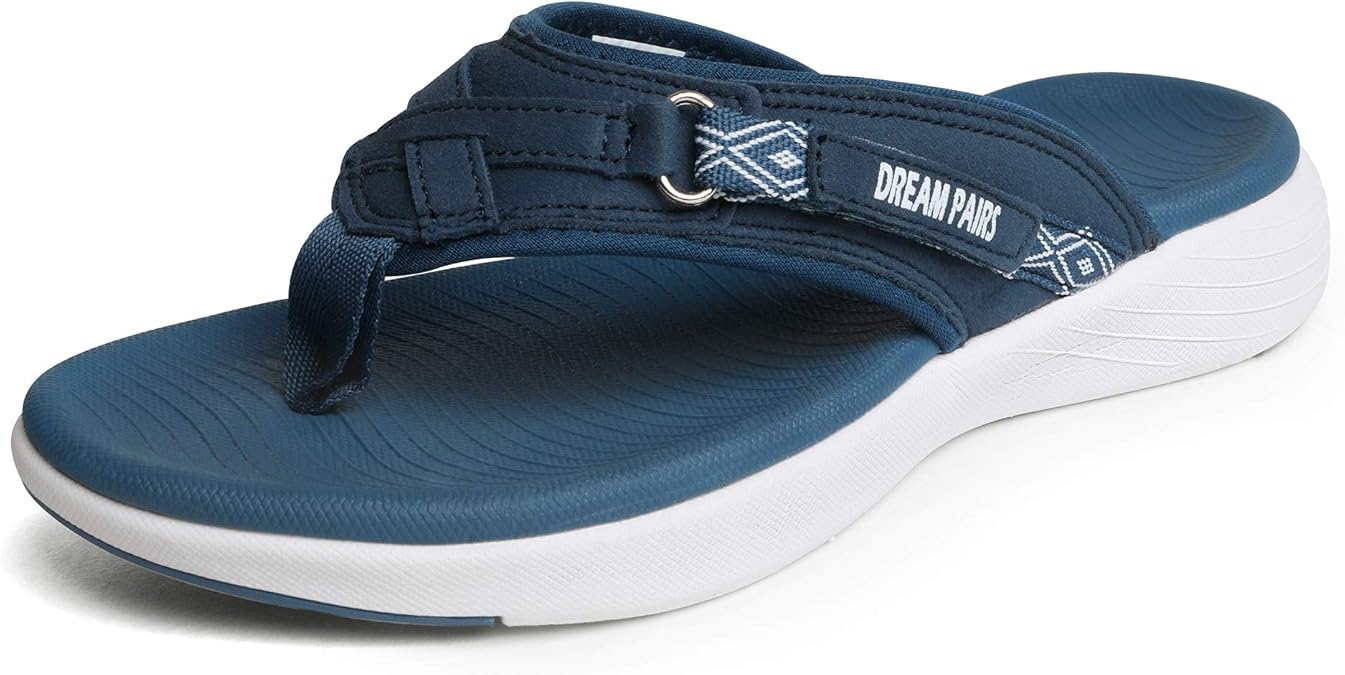 comfy flip flops for walking