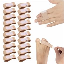 20 PCS Adjustable Finger Buddy Straps, Soft Finger Support Wraps for Daily Use, Reusable Non-Slip Finger Stabilizer Bands for Typing, Sports and Activities Skin color
