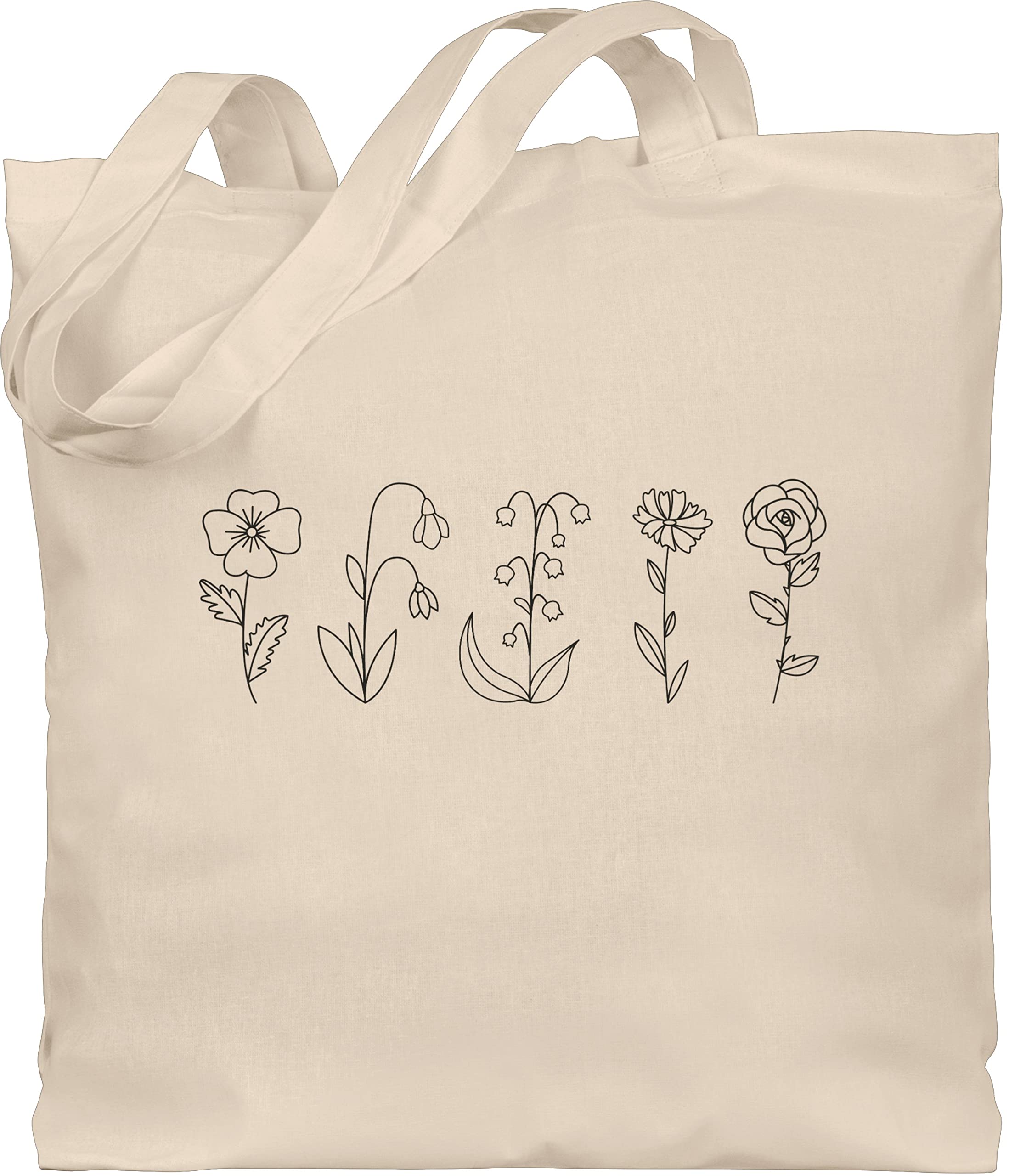 Shirtracer Baumwolltasche 'Nur Noch Eine Pflanze' – 42x38 Cm, 100% Baumwolle, Für Gärtner & Pflanzenfans