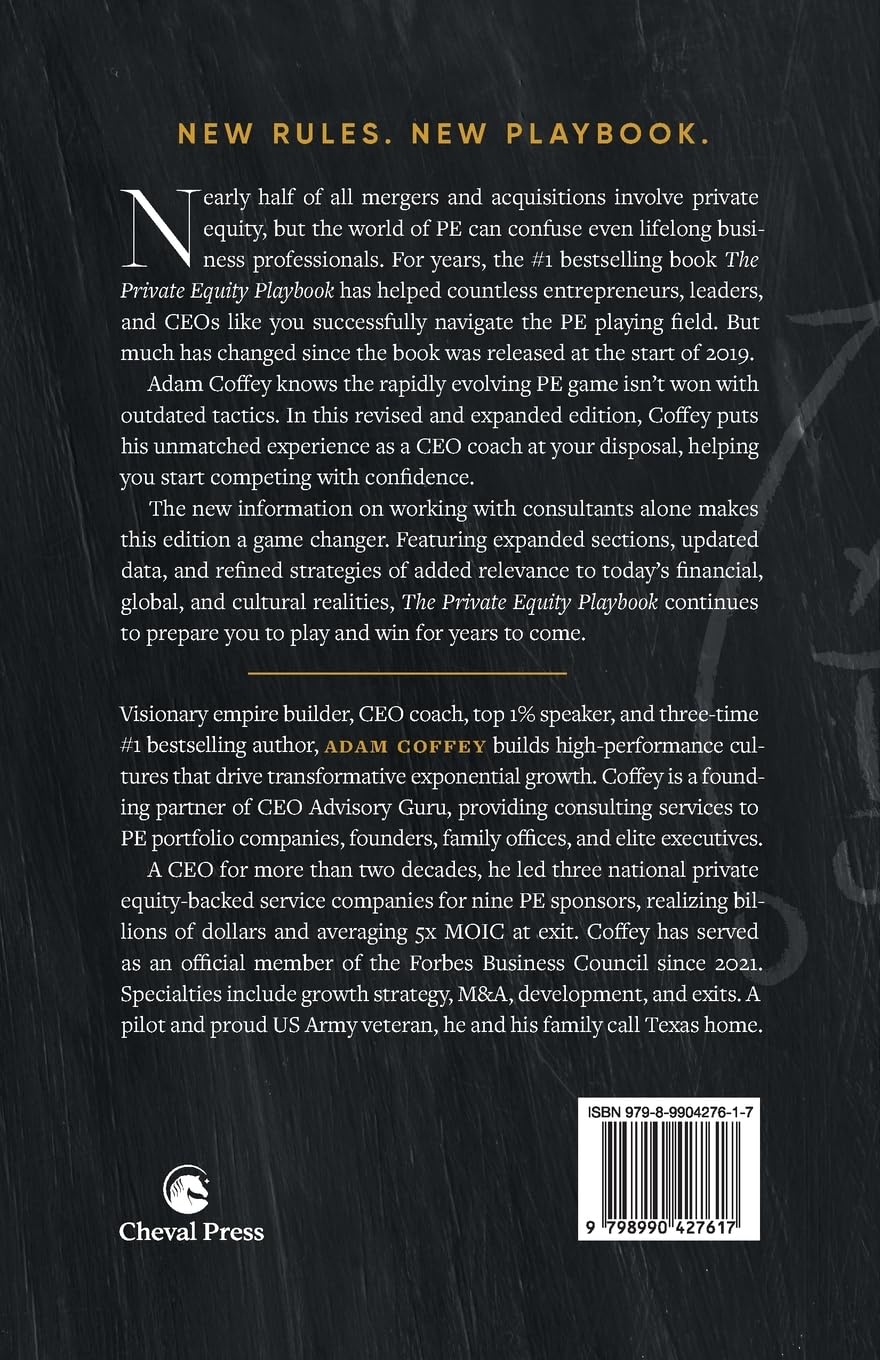 The Private Equity Playbook: Management’s Guide to Working with Private Equity 2nd Edition